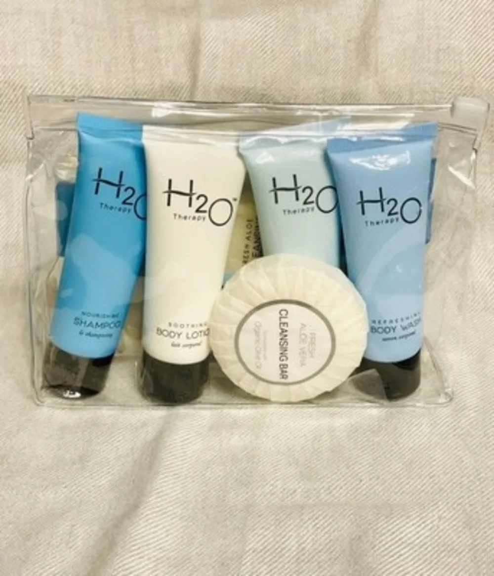 H2O Therapy All-In-Kit 8in1 Travel Hotel Size Bath Body Skincare Set New